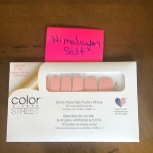 Color street nails, Himalayan salt color